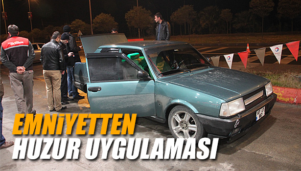 EREĞLİ EMNİYETİ'NDEN HUZUR UYGULAMASI