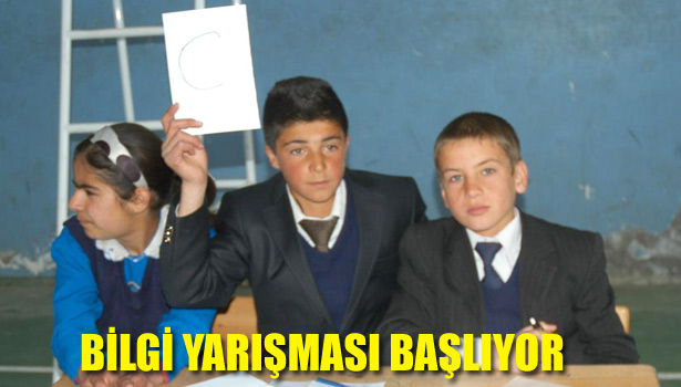 BİLGİ YARIŞMASI BAŞLIYOR