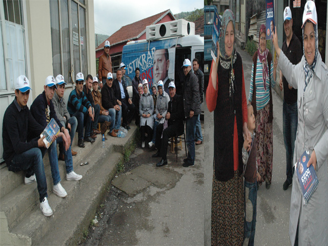 Ak Parti Ereğli ilçe teşkilatı arı gibi çalışıyor