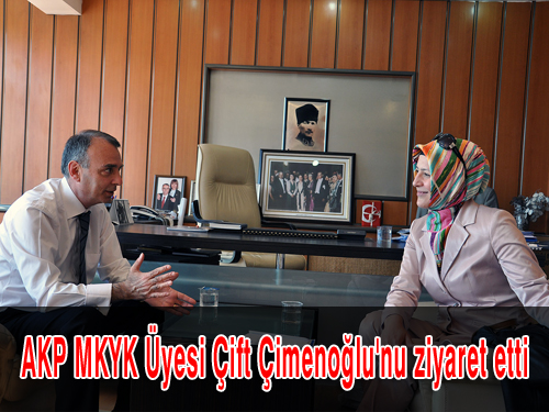 AKP MKYK Üyesi Çift Çimenoğlu nu ziyaret etti