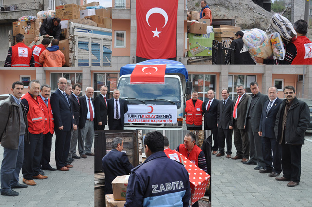 ALAPLI BELEDİYESİ GÖREVİNİ YAPTI...