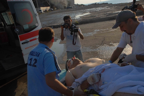 Ambulans Helikopter arızalanınca havalanamadı...