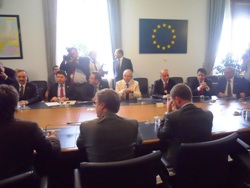 AVRUPA BİRLİĞİ KOMİSERİNİN ANKARA ZİYARETİ..