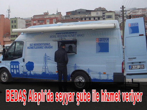 BEDAŞ Alaplı da seyyar şube ile hizmet veriyor