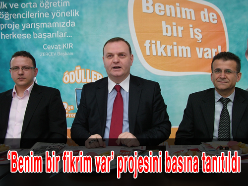 Benim bir fikrim var projesini basına tanıtıldı
