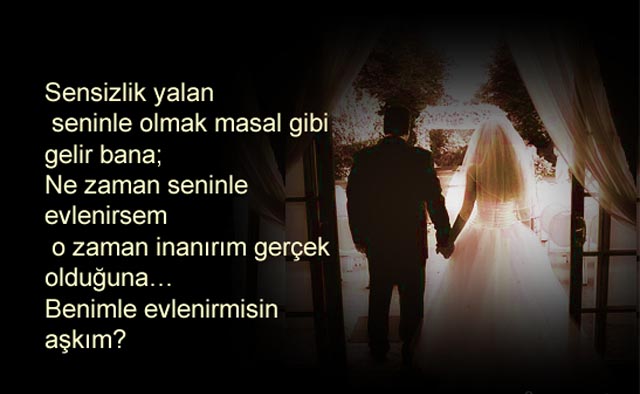 BENİMLE EVLENİR MİSİN?