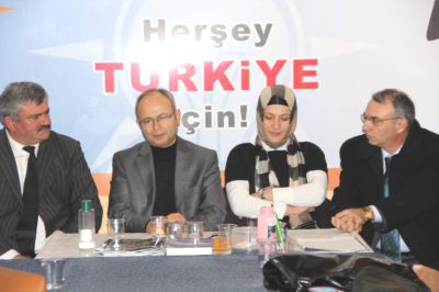 CANDAN, AK PARTİ ALAPLI İLÇE TEŞKİLATINI ZİYARET ETTİ....