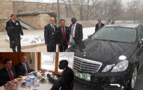 CANDAN, BÜYÜKELÇİYİ AĞIRLADI..