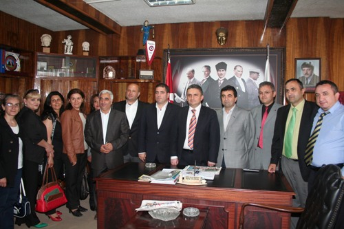 CHP MERKEZ İLÇE YÖNETİMİ, GMİS?İ ZİYARET ETTİ..