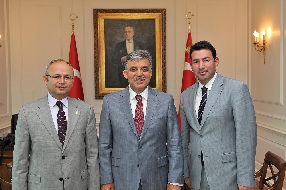 CUMHURBAŞKANIMIZLA BULUŞTULAR..