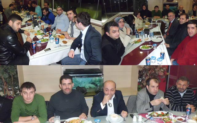 DELİKANLILARA VE GENÇ KIZLARA YEMEK VERDİ...