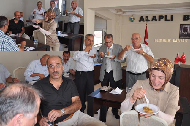 MECLİSTE TATLI YİYİP TATLI KONUŞTULAR...