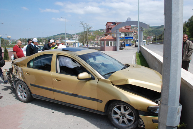 Ereğlideki kazada 2 kişi yaralandı