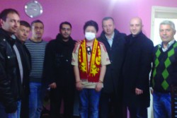 Ereğli Galatasaray Taraftarlar Derneği Yasin Severi Ziyaret Etti