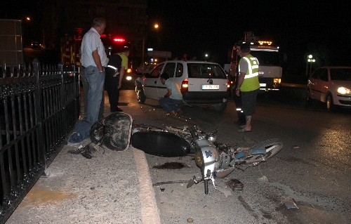 EREĞLİDE TRAFİK KAZASI: 2 YARALI