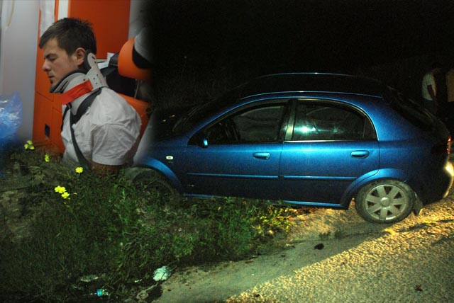 Ereğlide trafik kazası,1 yaralı