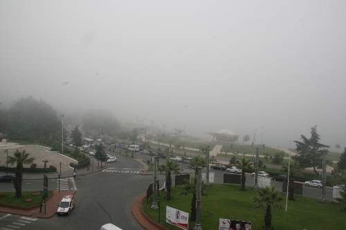 EREĞLİYİ SİS KAPLADI..