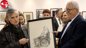 Prof. Dr. Basri Erdemden  Uluslararası Baskı Koleksiyonu Sergisi açıldı.