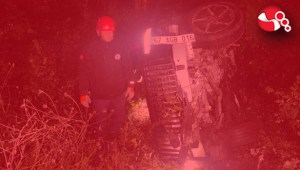 Şarampole uçtu.....