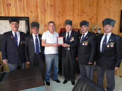 GAZİLER DERNEĞİ YÖNETİMİNDEN ZİYARET..