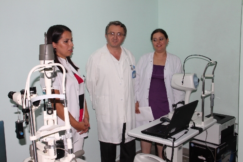 GÖZ POLİKLİNİĞİNE YENİ CİHAZLAR ALINDI..