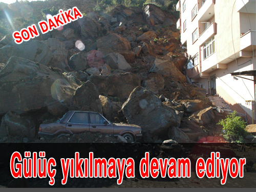 Gülüç Yıkılmaya Devam Ediyor