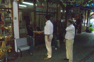 ULUPINAR BASTONCULAR ÇARŞISI ESNAFIYLA BİR ARAYA GELDİ..