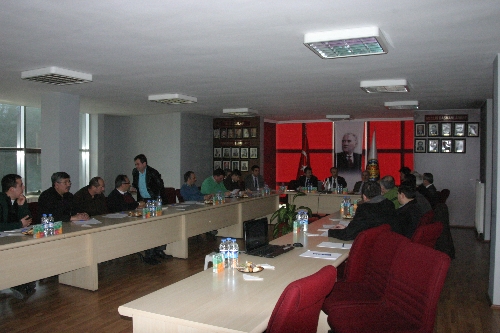 İŞ GÜVENLİĞİNİN SAĞLANMASI VE İŞ TEFTİŞİ KONULU TOPLANTI DÜZENLENDİ..