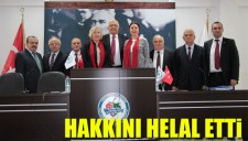 HAKKINI HELAL ETTİ