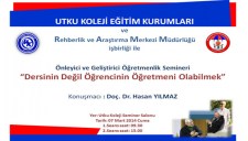 UTKU KOLEJİNDEN SEMİNER