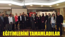 EĞİTİMLERİNİ TAMAMLADILAR