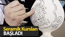 SERAMİK KURSLARI BAŞLADI