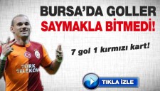 BURSASPOR - GALATASARAY MAÇ SONUCU 2-5 ÖZET VE GOLLERİ İZLE