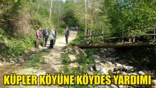 KÜPLER KÖYÜNE KÖYDES YARDIMI