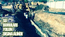 SU BORULARI YOLUN DIŞINA ALINDI