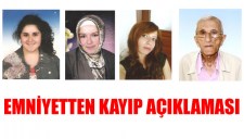 EMNİYETTEN KAYIP AÇIKLAMASI