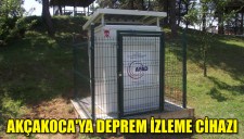 AKÇAKOCAYA DEPREM İZLEME CİHAZI