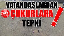 YOLDAKİ ÇUKURLAR LASTİKLERİ PATLATTI, AKİS BİLYELERİNİ DAĞITTI