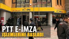 PTT E-İMZA SATIŞINA BAŞLADI