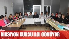 KARADENİZ EREĞLİDE DİKSİYON KURSU DÜZENLENDİ