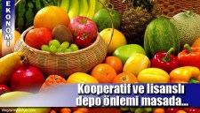 ARZ KONTROLÜNÜ SAĞLAMADA DA LİSANSLI DEPOCULUK SİSTEMİNDEN YARARLANILACAK