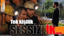 TEK KİŞİLİK SESSİZ EYLEMLE SOMAYI ANDI...