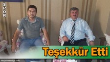 ZES KULÜP BAŞKANI KOCAMAN TEŞEKKÜR ETTİ