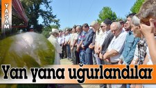 YAN YANA ÖLEN MADENCİLER, YAN YANA SON YOLCULUKLARINA UĞURLADI