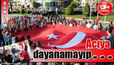 ŞEHİTLERİN ACISINA DAYANAMAYIP BAYILDI
