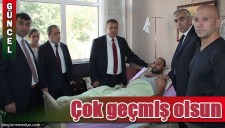 GMİS, YARALILARA GEÇMİŞ OLSUN ZİYARETİ