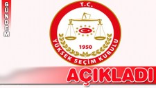 SEÇİM YASAKLARI AÇIKLANDI