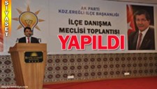 AK PARTİ KDZ. EREĞLİ İLÇE DİVAN KURULU TOPLANTISI YAPILDI