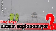 ZONGULDAKTA KÖYLERE ULAŞIM SAĞLANAMIYOR