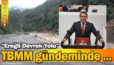 DEMİRTAŞ EREĞLİ DEVREK YOLU NU TBMM GÜNDEMİNE TAŞIDI
